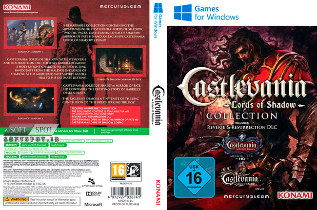 Castlevania Lords of Shadow Collection Cover