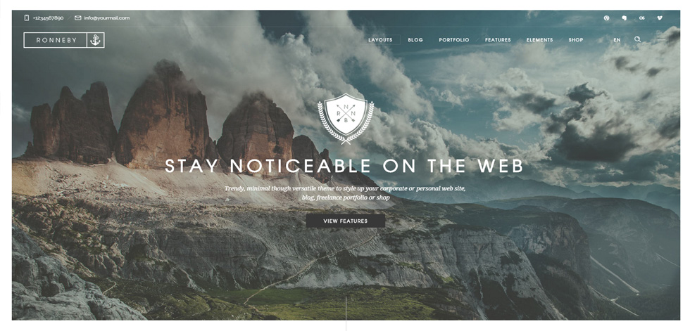 Download Ronneby theme for WordPress