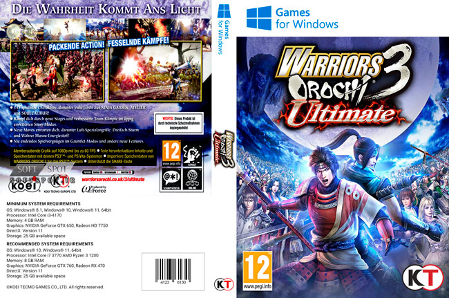 WARRIORS OROCHI 3 Ultimate Cover