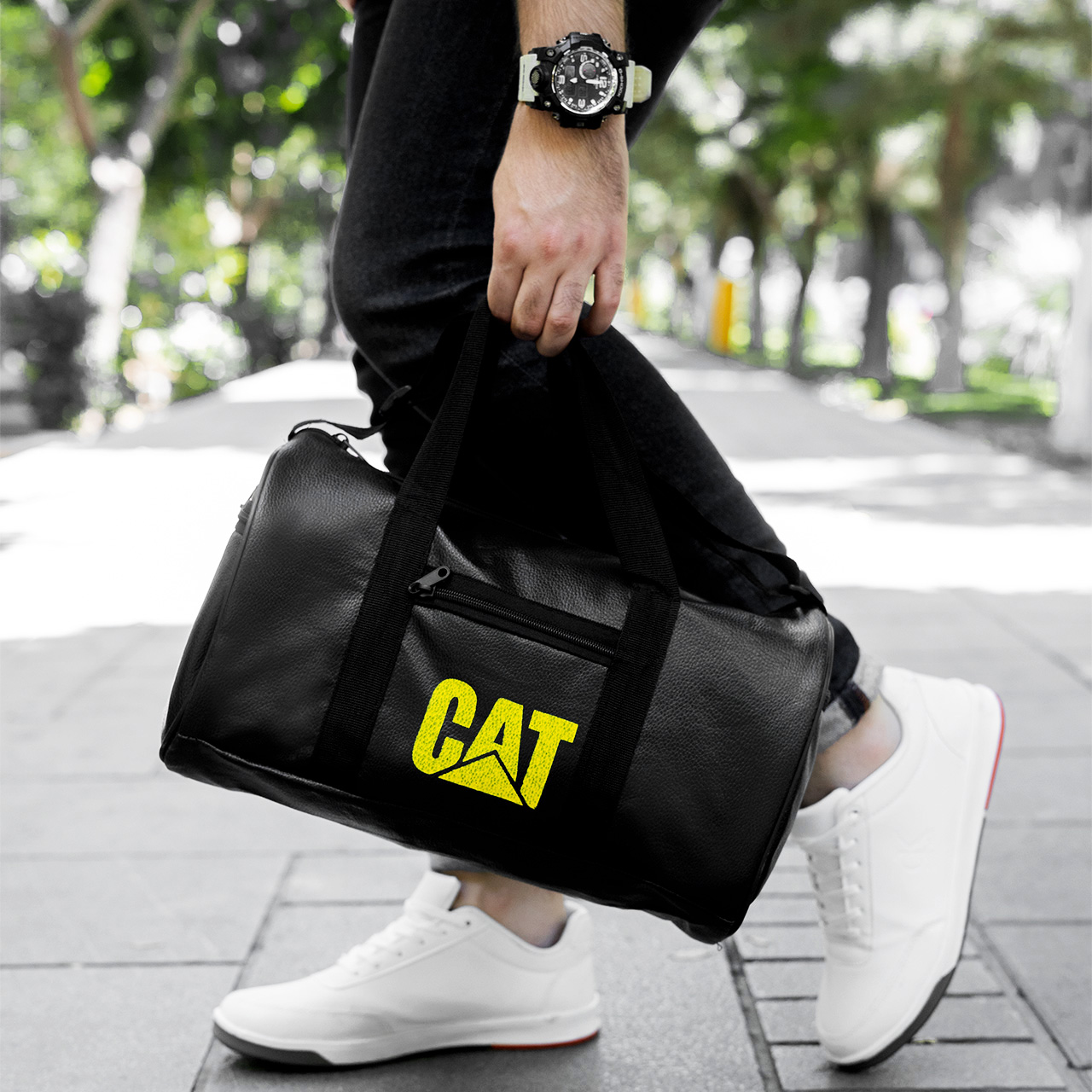 خرید آنلاین ساک ورزشی Cat مشکی مدل Bahram,Bahram black cat sports bag,ساک ورزشی کاترپیلار مدل بهرام رنگ مشکی,تخفیفانه ساک ورزشی Cat مشکی مدل Bahram,خرید پستی ساک ورزشی Cat مشکی مدل Bahram,