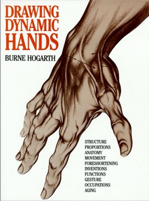 کتاب طراحی حرکات دست - آموزش طراحی برن هوگارث