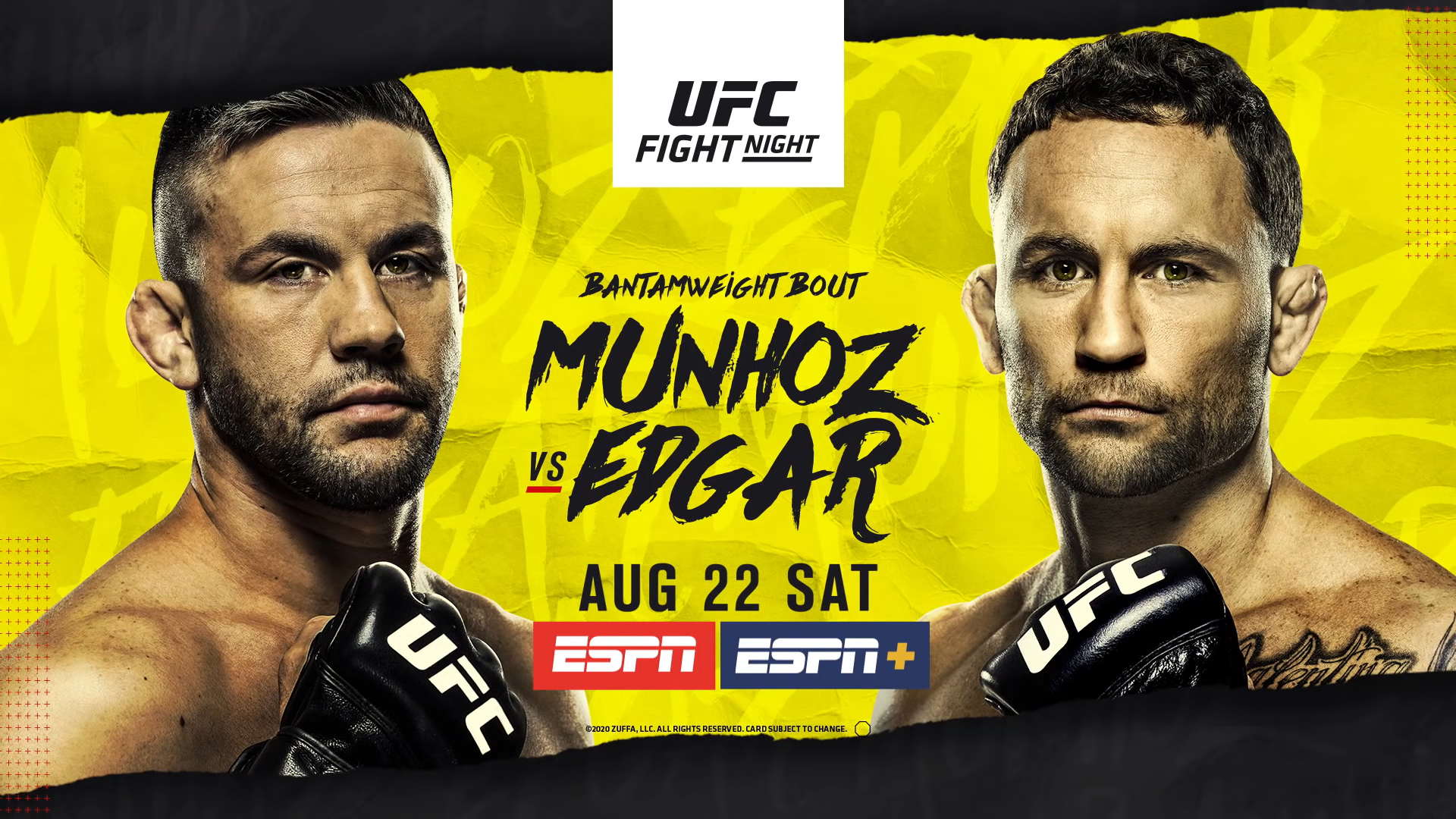 دانلود رویداد یو اف سی : UFC on ESPN 15: Munhoz vs. Edgar