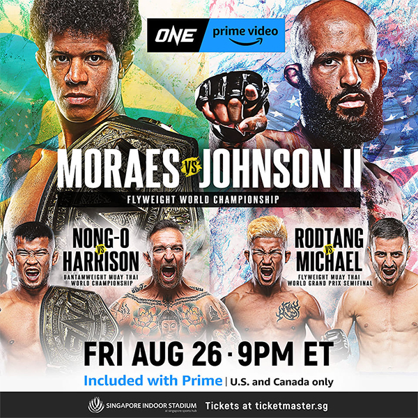 دانلود رویداد ام ام ای :  ONE Championship Prime 1 - Moraes vs. Johnson 2-مبارزه ی امیر علی اکبری