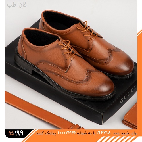 کفش مردانه لیتهر Leather مدل 2079
