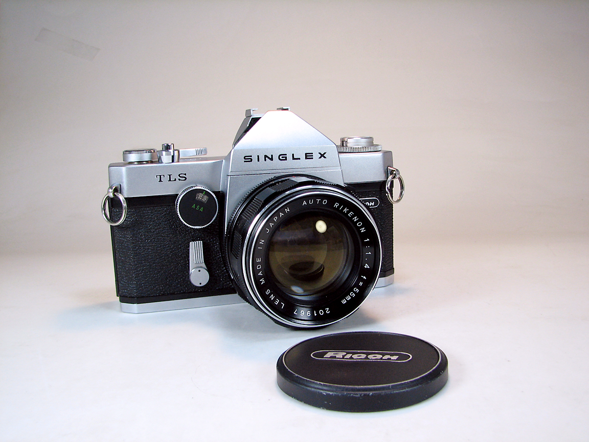 دوربین کلکسیونی RICOH TLS SINGLEX 55mm f:1.4 