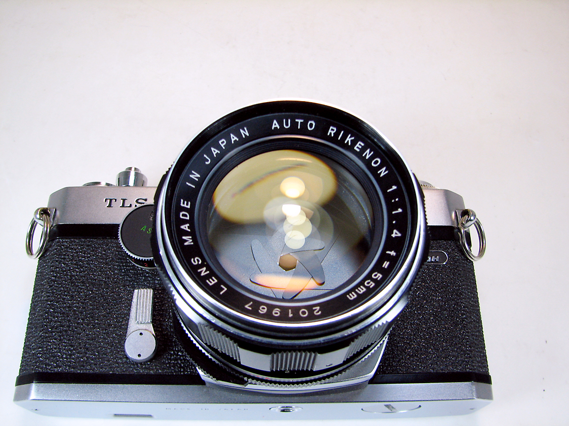 دوربین کلکسیونی RICOH TLS SINGLEX 55mm f:1.4 