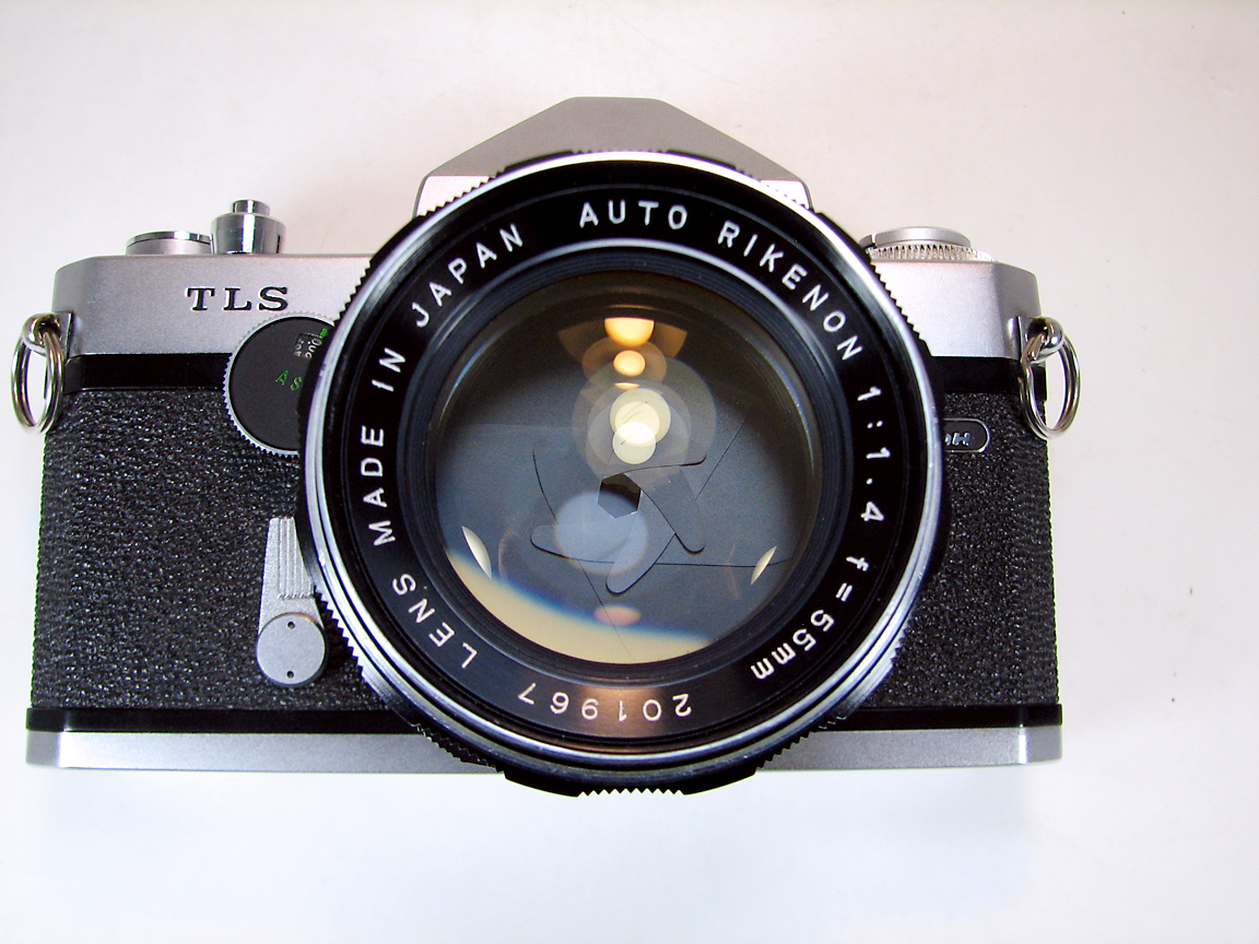دوربین کلکسیونی RICOH TLS SINGLEX 55mm f:1.4 