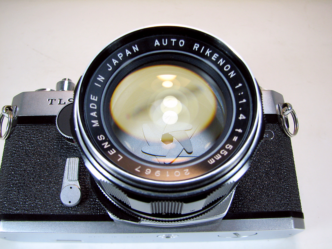 دوربین کلکسیونی RICOH TLS SINGLEX 55mm f:1.4 