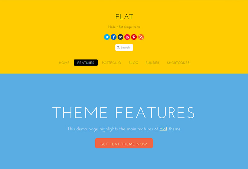 Themify Flat WordPress Theme - دانلود قالب Themify Flat برای وردپرس