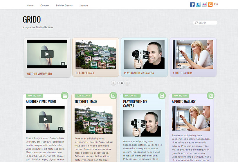 Download Themify Grido theme for WordPress