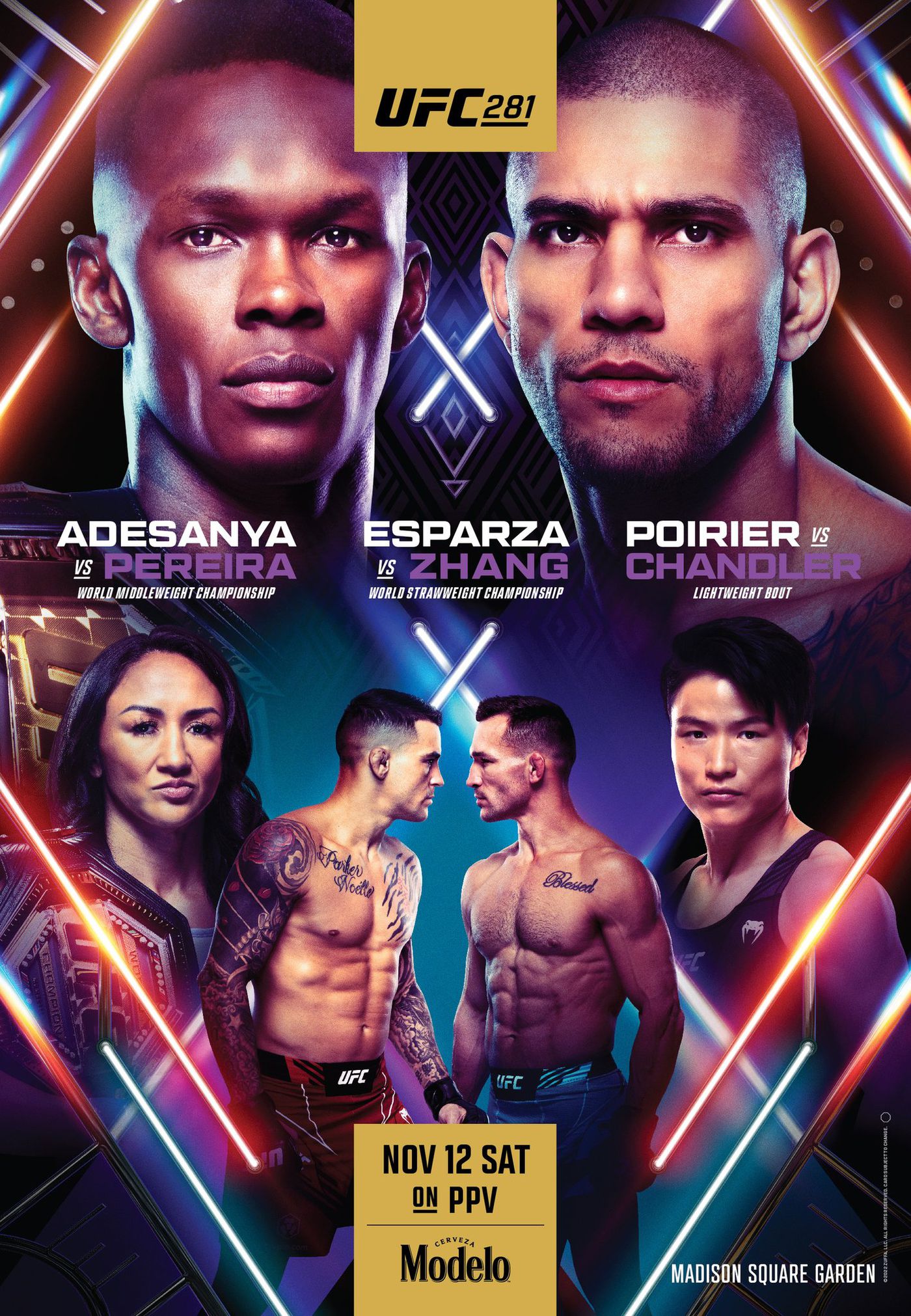 دانلود رویداد یو اف سی 281 :  UFC 281: Adesanya vs. Pereira is