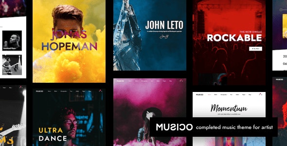 Download the Musico theme for WordPress