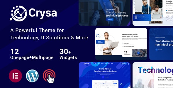 Download Crysa theme for WordPress